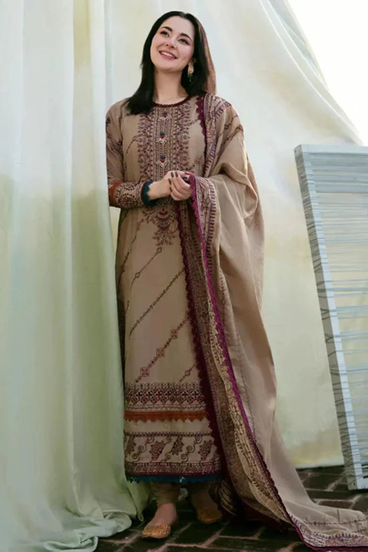 Florant Embroidered Three Piece Dhanak FLO-185