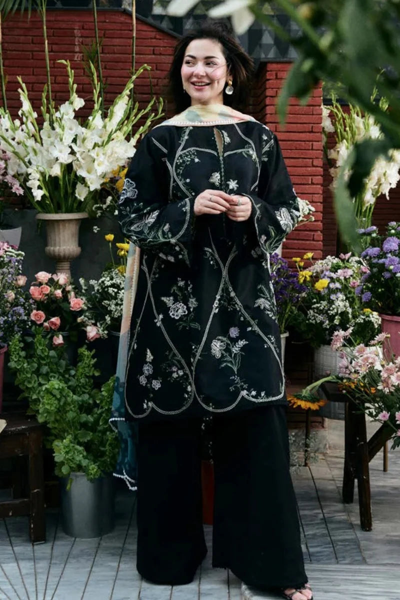 Zara Shahjhan Embroidered 3 Piece Lawn Suit COCO-54