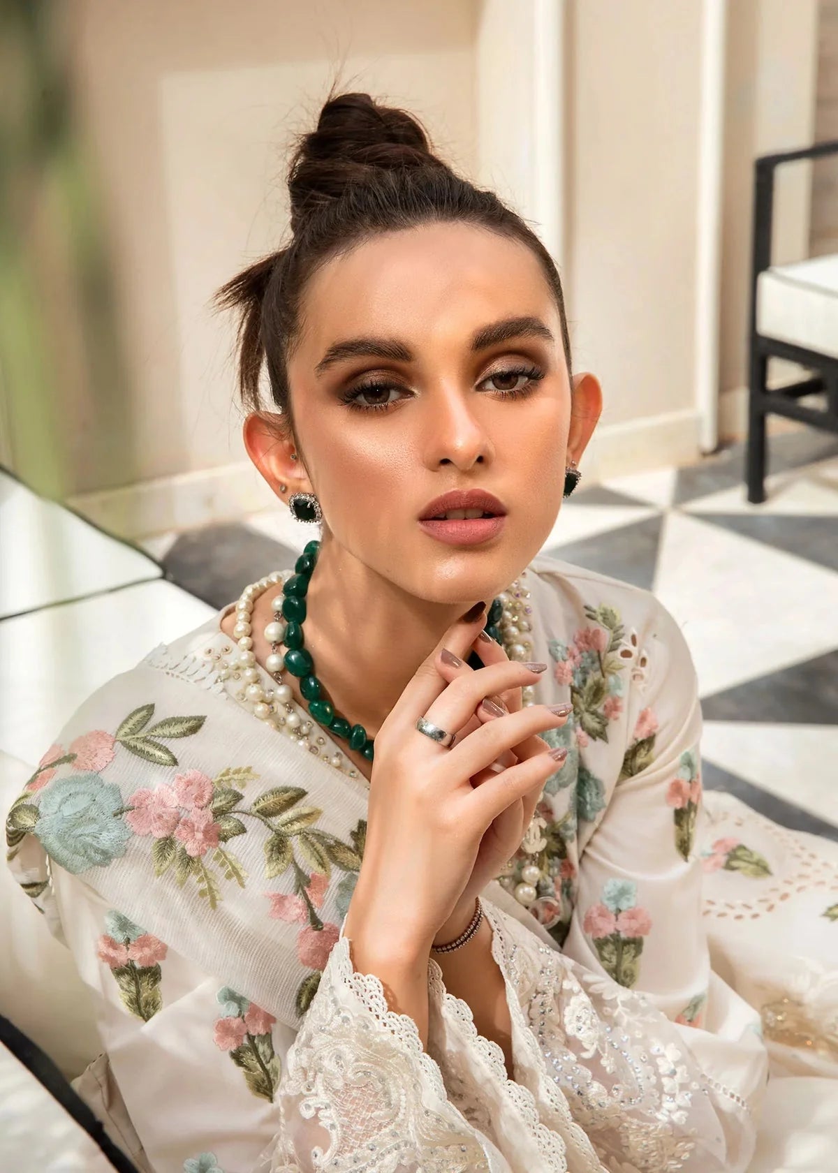 MONSOON BLOOMS Lawn 3 Piece Suit Summer Collection D/817