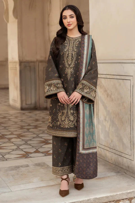 jazmin Embroidered lawn Three Piece D-30