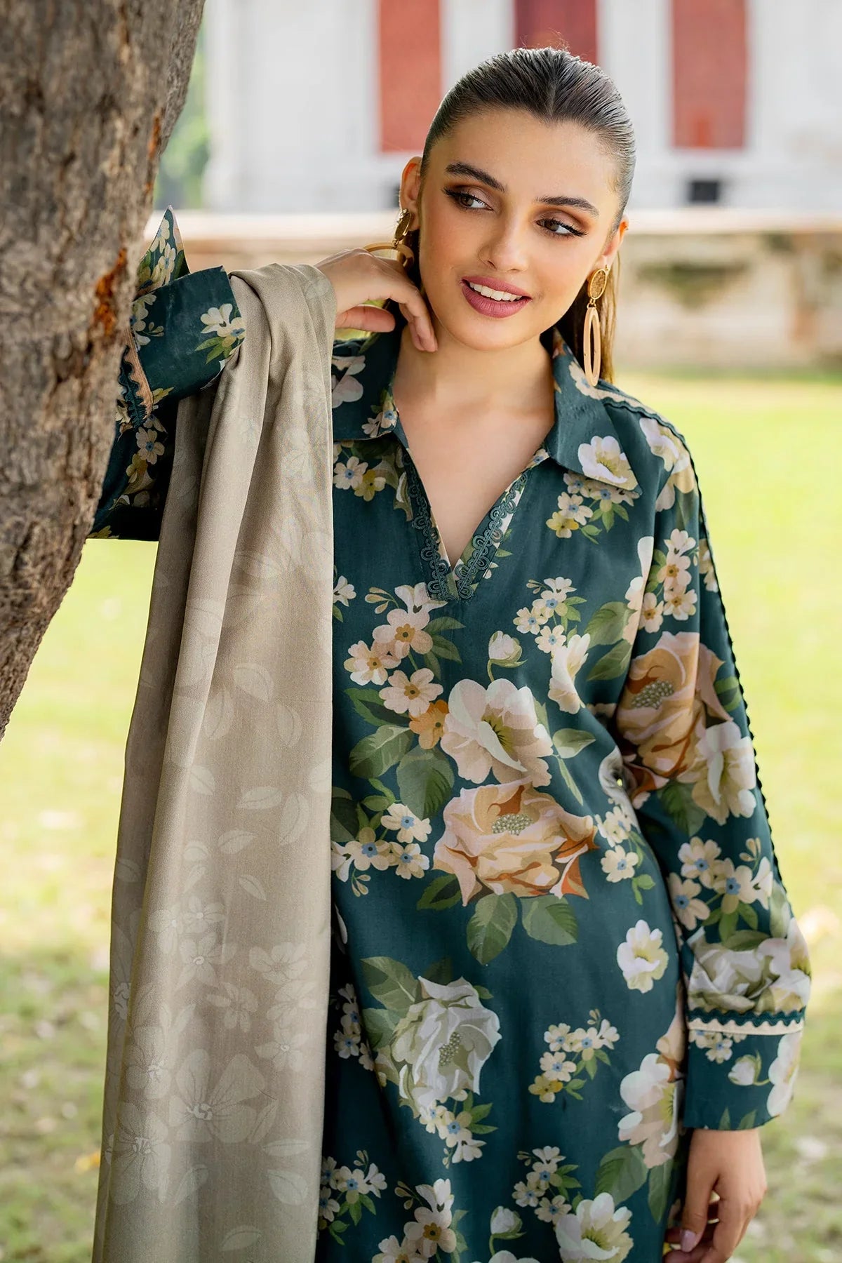 Baroque D-790 Printed three piece
