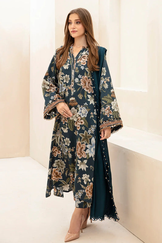 Baroque Printed Lawn 3 Piece Suit LAY0017 - D-793