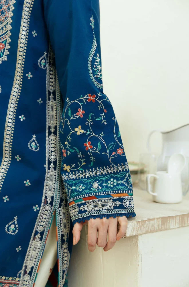Zarashahjhan Embroidered lawn Three Piece COCO-721
