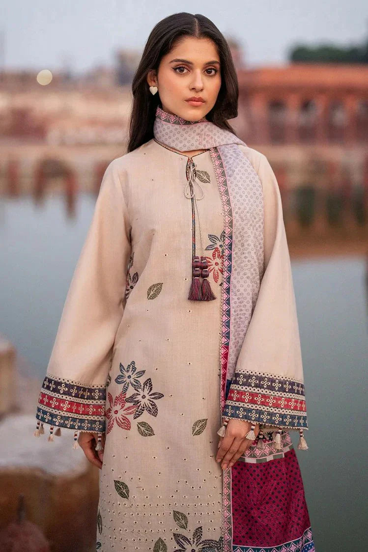 Jazmin Embroidered Lawn 3 Piece Suit JZ-850