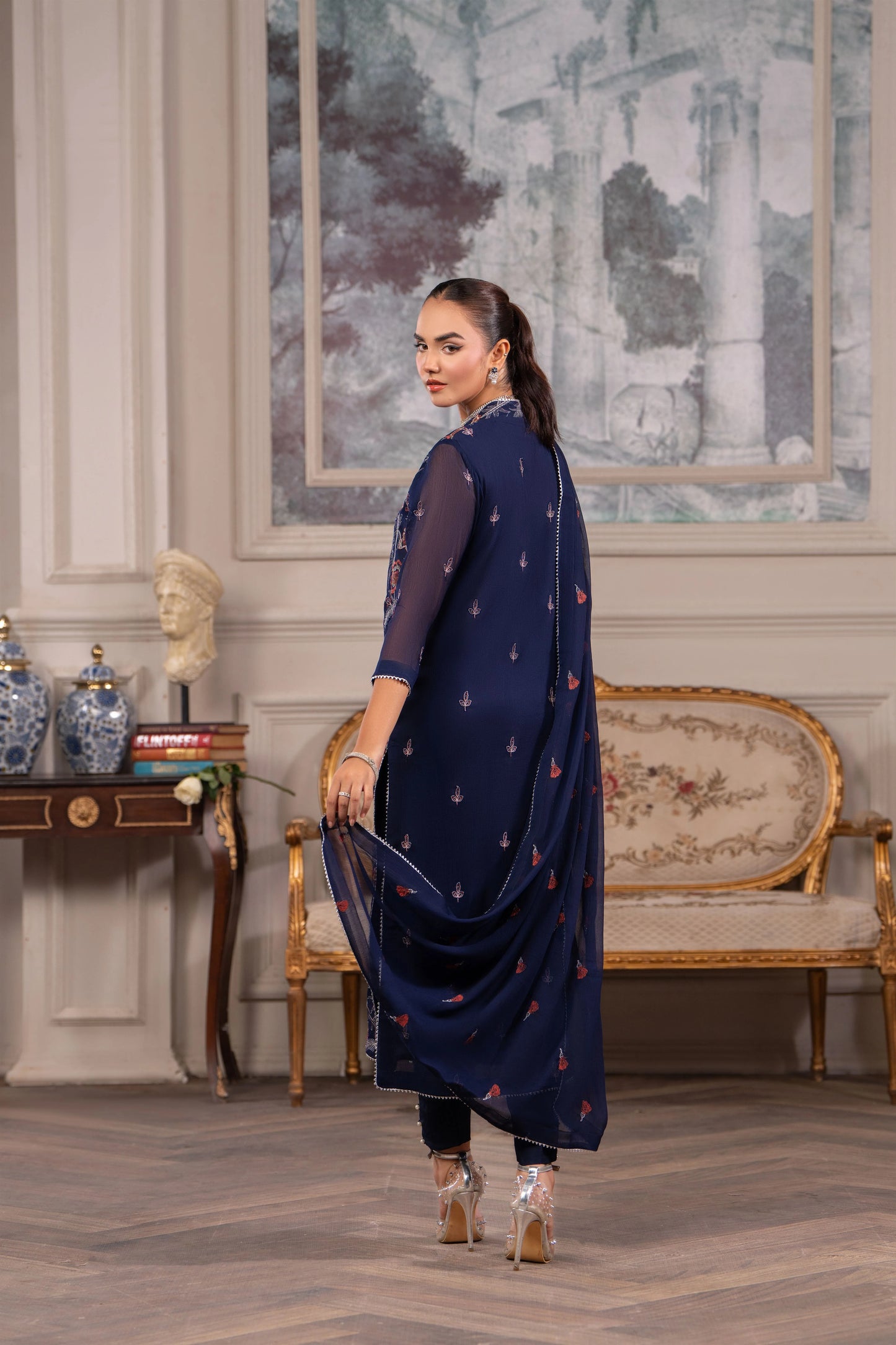 Bareeze Embroidered Lawn 3 Piece Suit D/43
