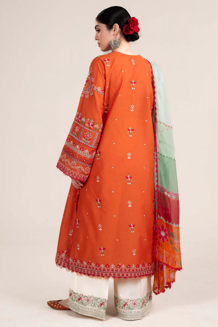 Crossstitch Embroidered Lawn 3 Piece Suit CS-13 D/31