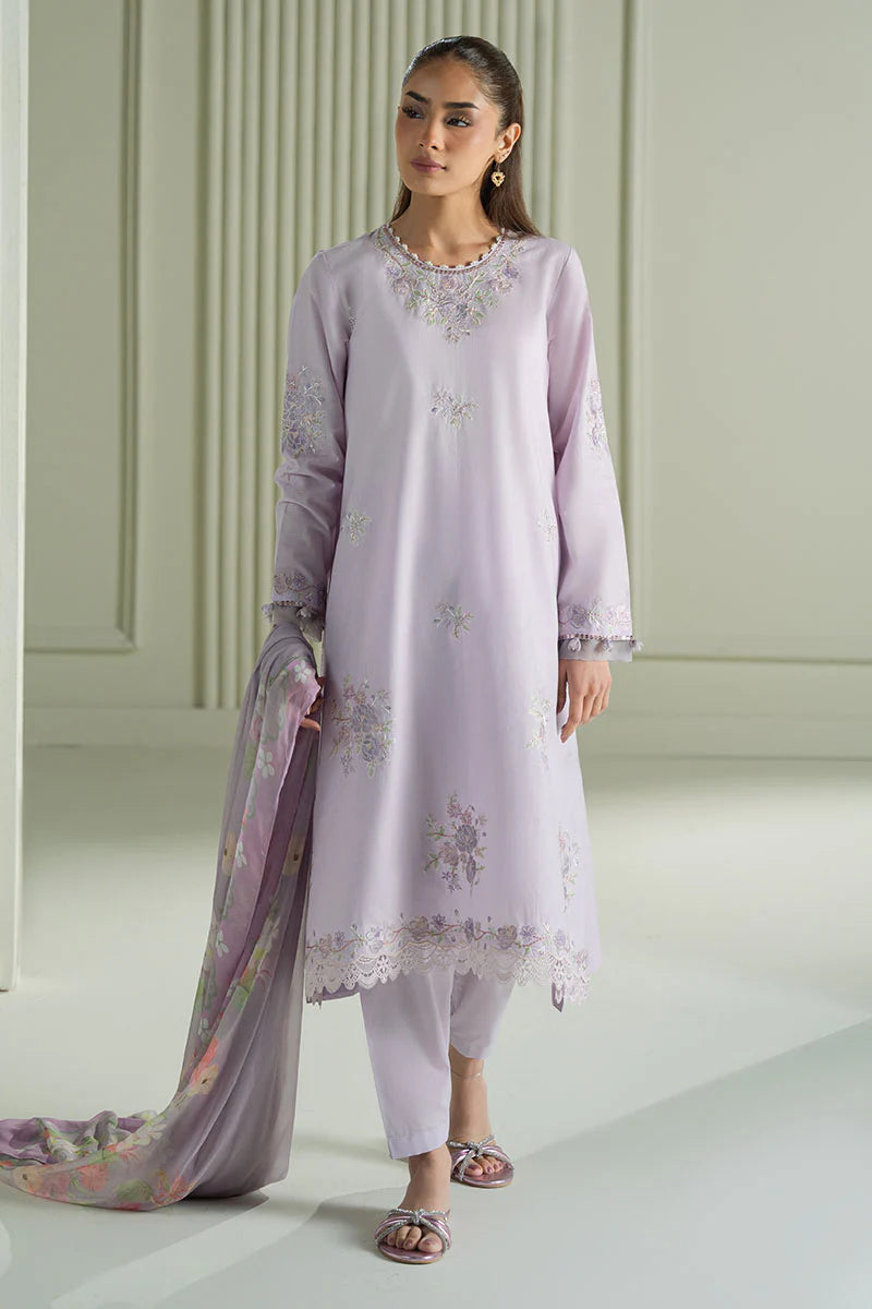 Cross stitch Embroidered Lawn 3 Piece Suit CS-12 D/53