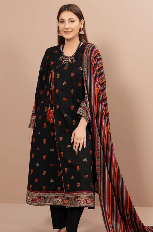 Kayseria Embroidered Dhanak 3 Piece KR-890
