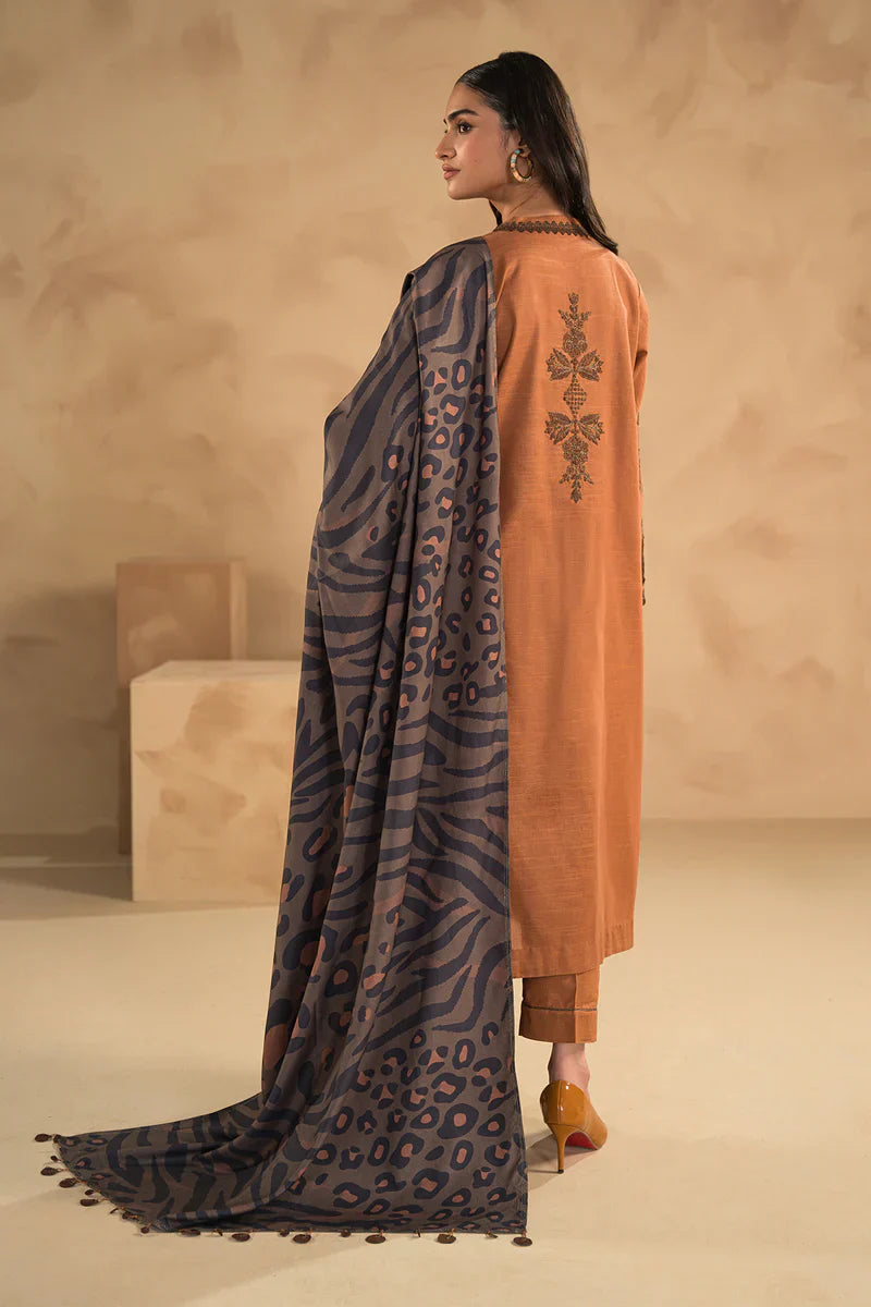 NIshat Embroidered Lawn 3 Piece Suit D/689