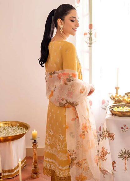 Cross Stitch Embroidered Lawn 3 Piece Suit CS-15