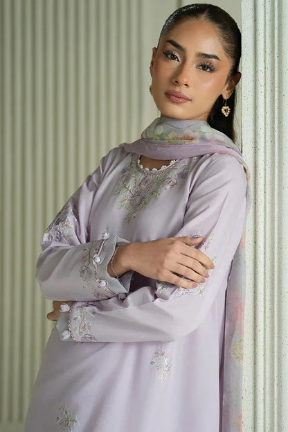 Cross stitch Embroidered Lawn 3 Piece Suit CS-12 D/53