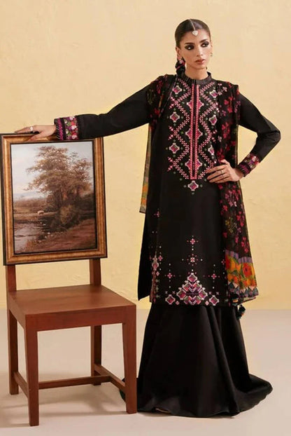 sapphire Embroidered Dhanak 3 Piece D-69