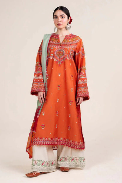 Crossstitch Embroidered Lawn 3 Piece Suit CS-13 D/31