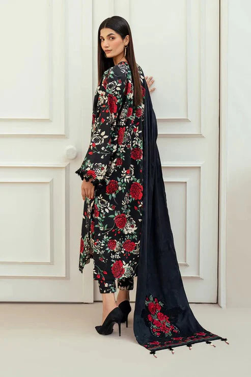 Baroque D-72 Printed three piece suit