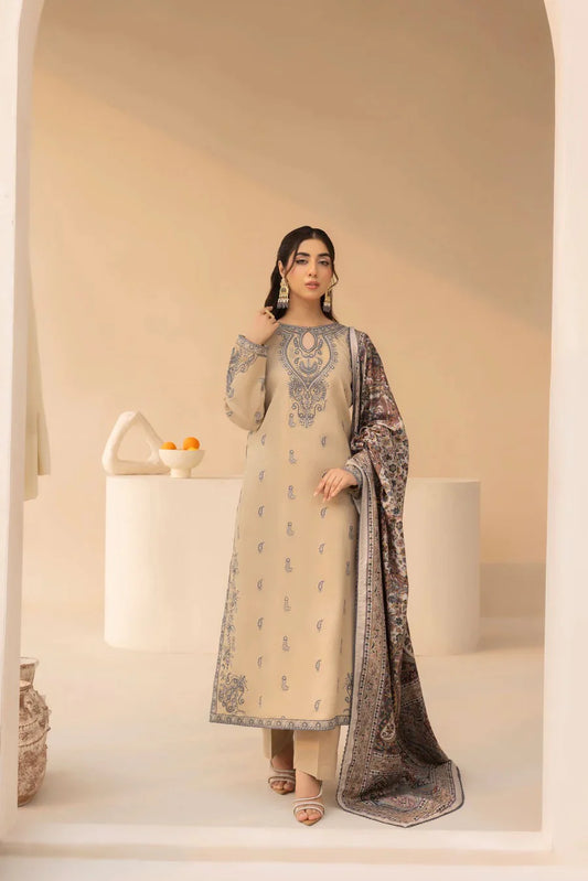 mohagni Embroidered lawn Three Piece MG-10