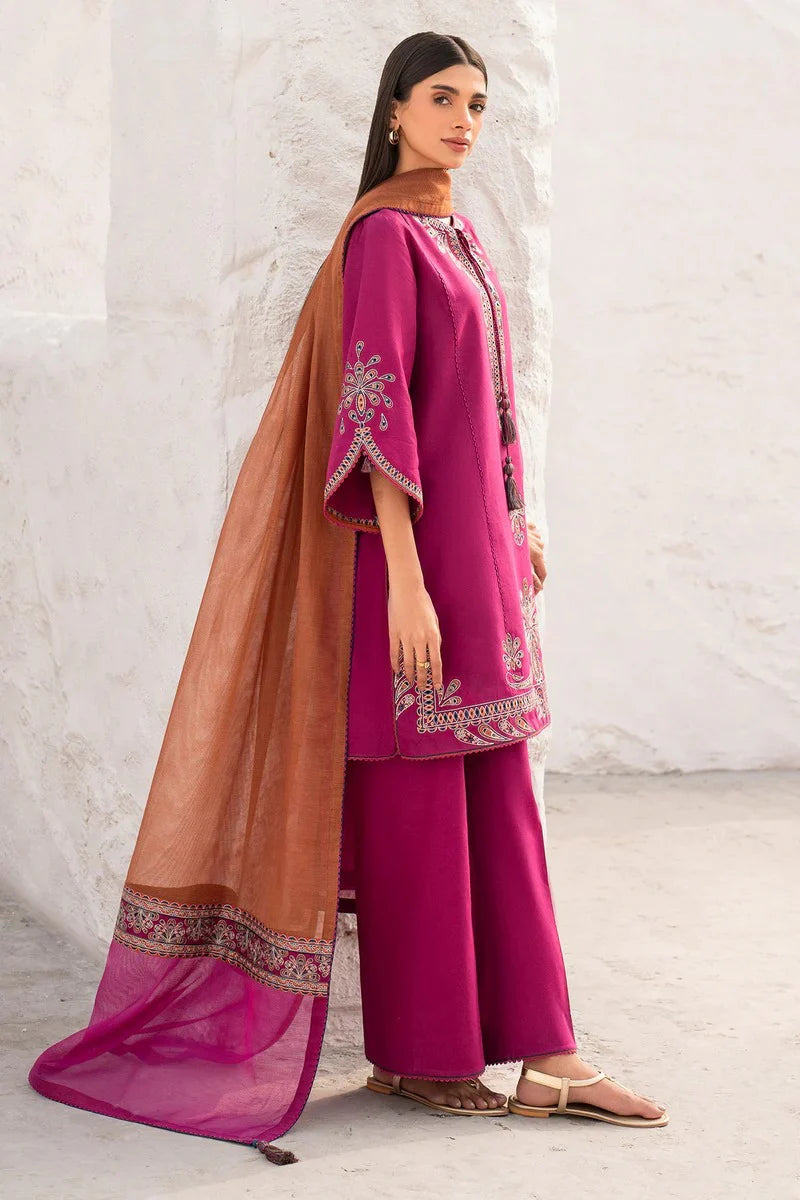jazmin Embroidered Lawn 3 Piece Suit D-31