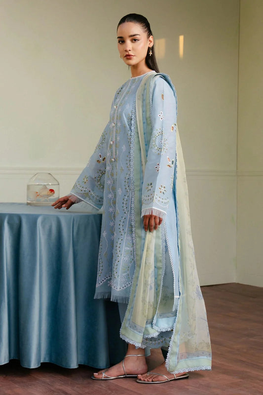 Zarashahjhan Embroidered lawn Three Piece COCO-50