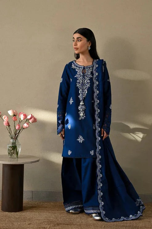 ZAIB Embroidered dhanak 3 Piece ZAIB-20