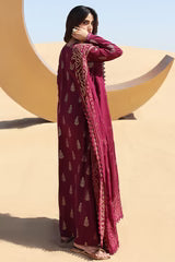 Cross stitch Embroidered Lawn 3 Piece Suit 09