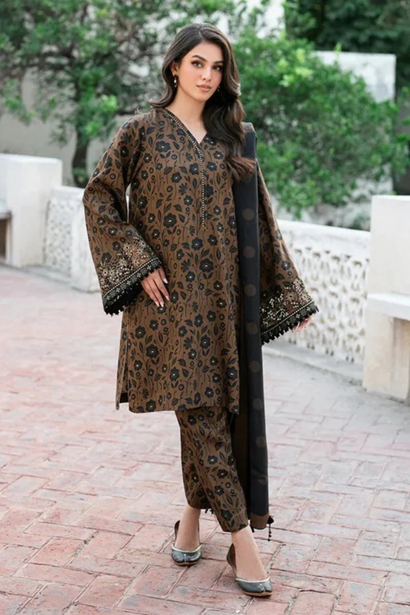 Baroque D-70 Printed three piece suit