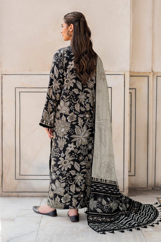 Baroque D-786 Printed three piece suit
