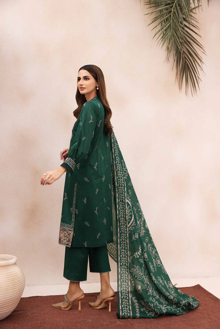 Sapphire Embroidered Dhanak 3 Piece SPL-758
