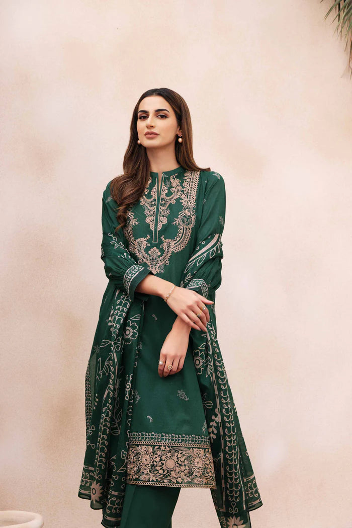 Sapphire Embroidered Dhanak 3 Piece SPL-758