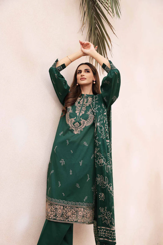 Sapphire Embroidered Dhanak 3 Piece SPL-758