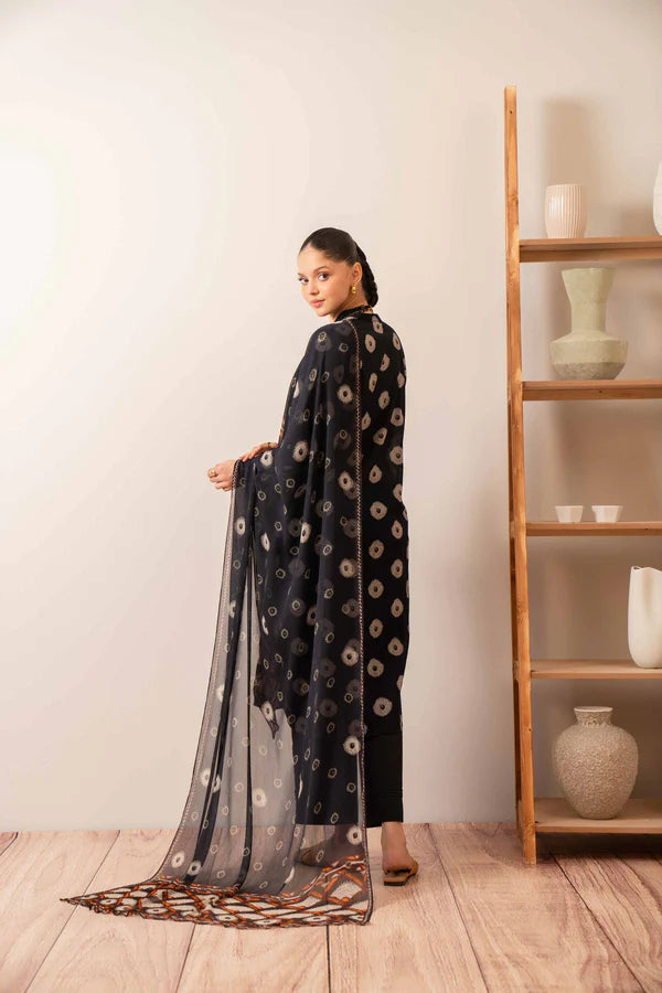 NISHAT Embroidered Dhanak Three Piece - NL-686