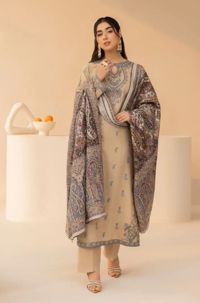 Mohagni Embroidered lawn Three Piece D/18