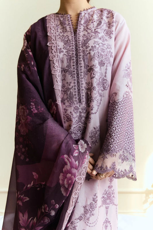Zarashahjhan Embroidered Dhanak 3 Piece COCO-1577