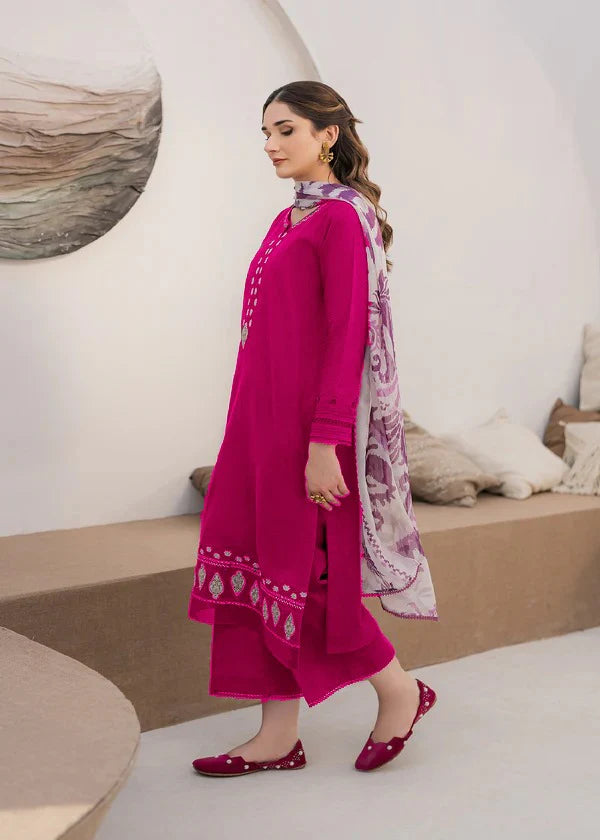 Zarashahjhan Embroidered Dhanak 3 Piece COCO-163