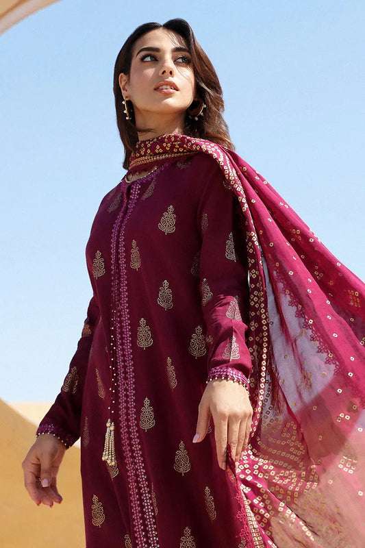 Cross stitch Embroidered lawn Three Piece CS-13