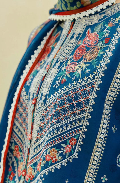 Zarashahjhan Embroidered Lawn 3 Piece Suit COCO-D721