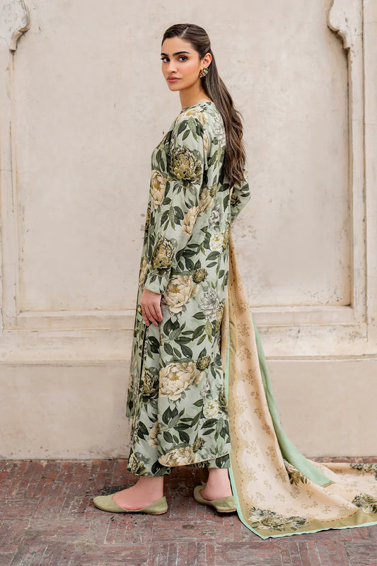 Baroque D-799 Printed three piece suit