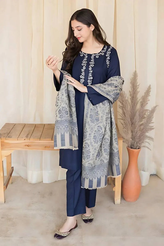 Fcc-841 Blue lawn three piece suit