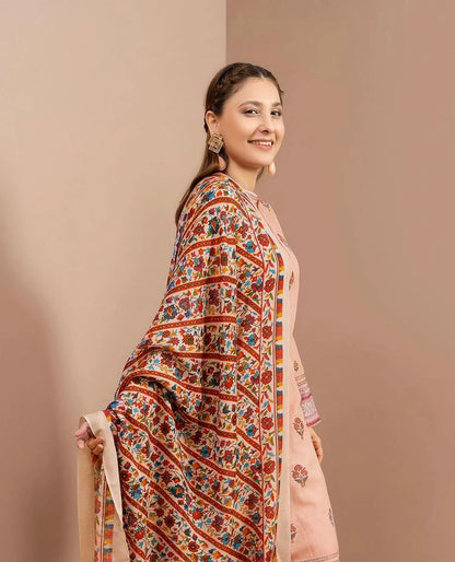 Kayseria Embroidered Dhanak 3 Piece SPW-842