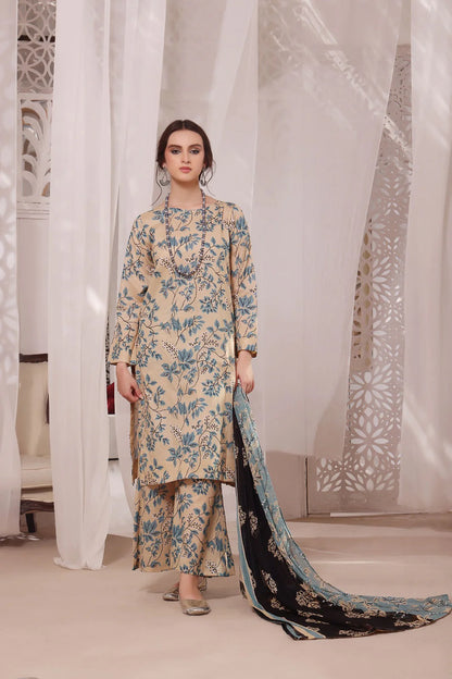 Printed Airjet Viscous Silk 3 Piece FCC-837