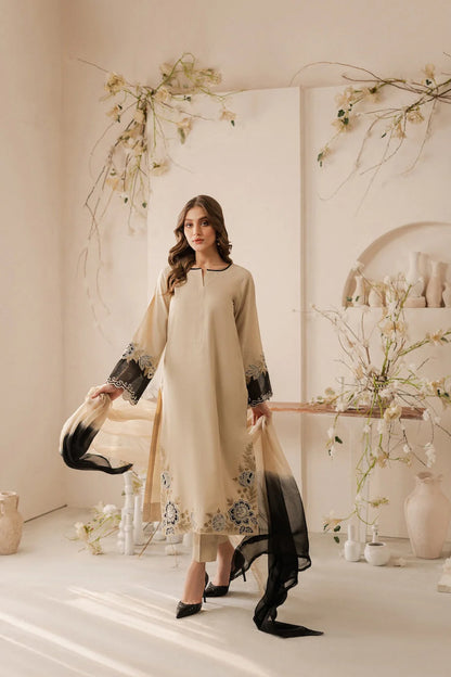 IZEL Embroidered Lawn 3 Piece Suit IZ-09