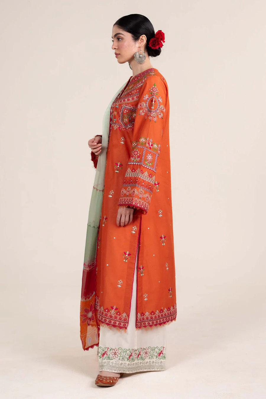 Crossstitch Embroidered Lawn 3 Piece Suit CS-13 D/31