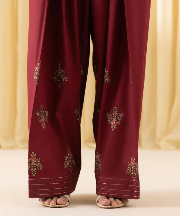 Sapphire Embroidered Dhanak 3 Piece D-68