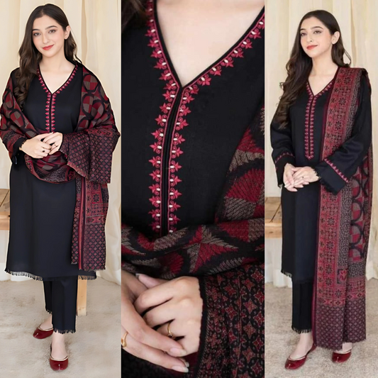 Black Lawn 3 Piece Suit D/883