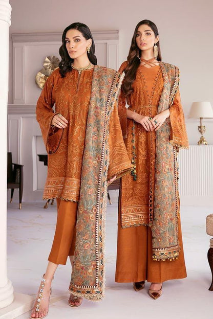 Cross Stitch Winter Embroidered 3 Piece CS-03