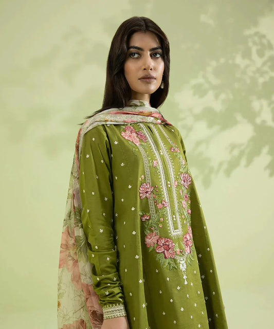 Sapphire 3 Piece Embroidered Dhanak SPL-923
