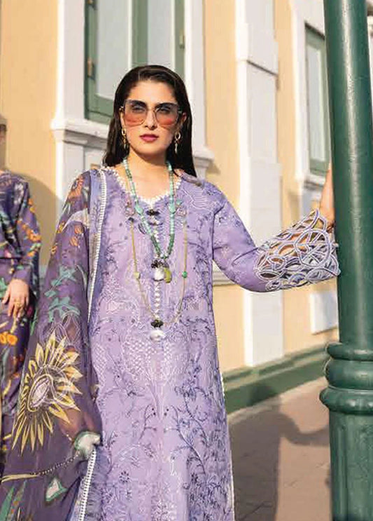 Mushq Embroidered lawn Three Piece MQ-23