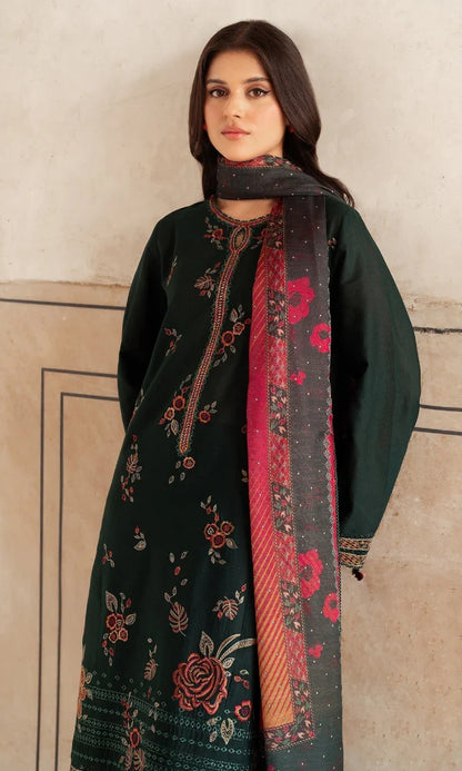 jazmin Embroidered Dhanak 3 Piece D-125