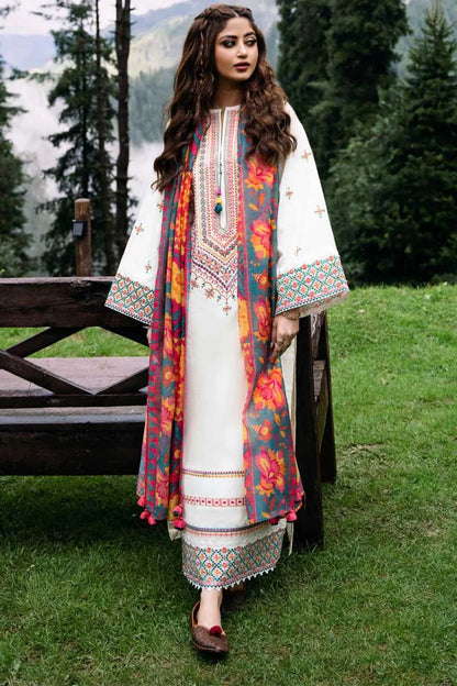 Sapphire Embroidered Lawn 3 Piece Suit D/56
